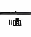 Barn Door Soft Close Kit For Barn Wood Doors With Spring Buffer Damper And Sliding Rail Mechanism displayed with screws and bracket.