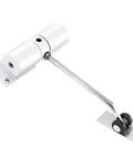 Simple Household Automatic Door Closer With Silent Close Invisible Mount 160 Mm X 126 Mm in white finish