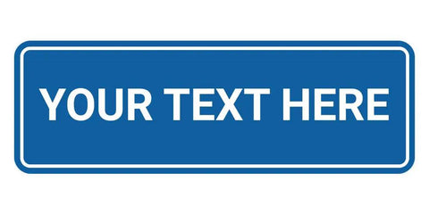 Custom Plastic Wall And Door Sign Personalized Text For Home Office Business And Property Use No Fuss Easy To Install