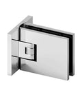 Badass Brass Frameless Shower Room Glass Door Clamp With Top Shelf Chrome Finish For Bathroom Adjustable Ninety Degree Pivot Hinge