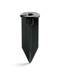 8 Inch Black Outdoor Landscape Light Stake For 12V Pathway And Garden Lights, Corrosion Resistant ABS Injection Molded Ground Mount, Durable Stakes For No Fuss Easy Install And Secure Mounting