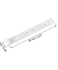 Smooth As Butter Magnetic Touch Catch Latch With Built In Damper Buffer For Cabinet Doors And Cupboards White Hardware 83mm white latch for easy cabinet installation.
