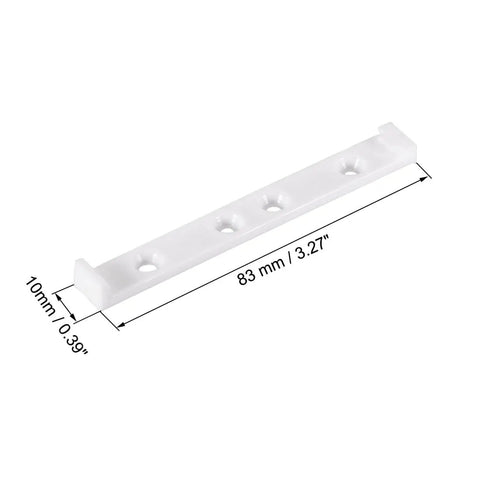 Smooth As Butter Magnetic Touch Catch Latch With Built In Damper Buffer For Cabinet Doors And Cupboards White Hardware 83mm white latch for easy cabinet installation.