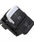 Electric Parking Brake Switch Electronic Handbrake Actuator Control Button Direct Aftermarket Replace Fits 2014 Through 2016 Models Plug and Play Swap Kit angle view
