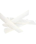 50 Pack Full Length Turkey Feather Archery Fletching Left Wing Feathers 8 To 11 Inches For DIY Arrows Spiral Twist Wrap Flu Flu Arrows White