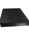 27 By 17 Inch Wood Extension Table For 64A And 64B Table Saws With Duramine Surface For Smooth Workpiece Travel Made In USA And Backed By A One Year Warranty, black Duramine surface top view
