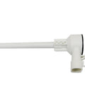Coolant Level Sensor for Heavy Duty Trucks KZ359001 57759511, white sensor side view, fits Peterbilt 579, Kenworth T680 T880 models
