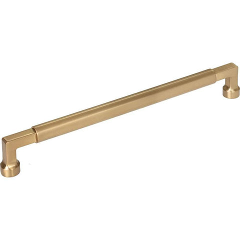 Cumberland Pull 8 13 16 Inch Center To Center Cabinet Hardware Honey Bronze Finish, metal drawer handle, clean design