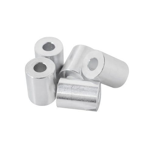 Image of Aluminum Spacer 3/4 Inch Outer Diameter 5/16 Inch Inner Diameter Round Unthreaded Standoff Bushing Plain Finish