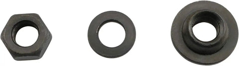 Premium 175mm Bicycle Rear Hub Axle With Cones And Bearings Included For Road Mountain And BMX Bikes, close-up of axle cones and bearings
