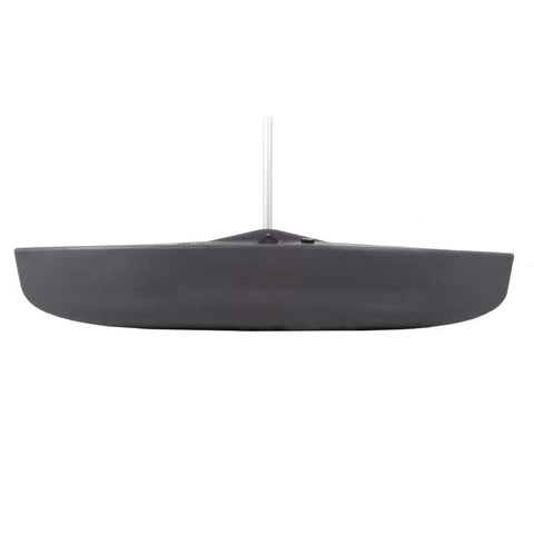 Hydrodynamic Canoe Stabilizer Float Kit With Gray Floats Adjustable Universal Receiver Fit Low Drag Stability side view