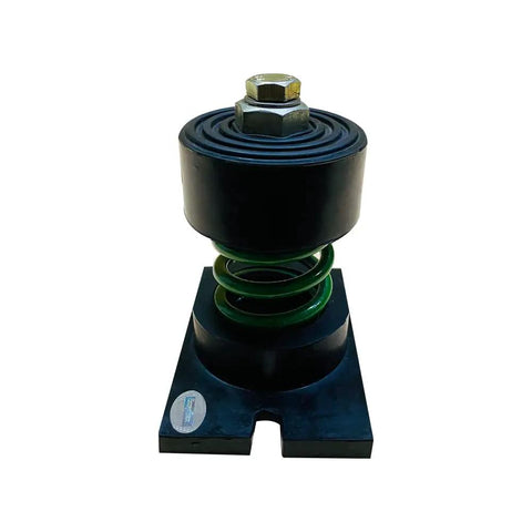 Tough As Nails Unhoused Steel Spring Mount Vibration Isolator Rated For 2755 Pounds With 1 Inch Deflection Built Like A Tank For Heavy Duty Machinery Pack Of Four Green Kits Ready To Roll.