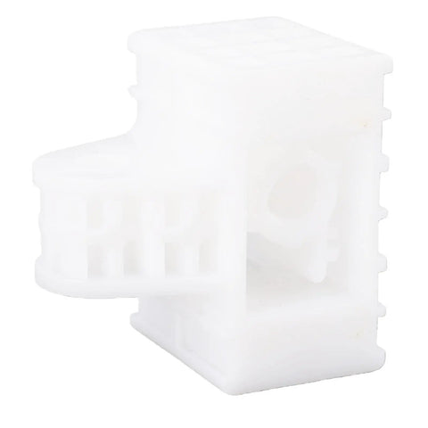 Heavy Duty Linear Actuator Push Rod Slider Replacement For Electric Recliners Built Like A Tank With High Strength Composite Blocks, white composite slide block.