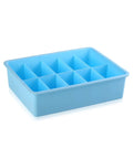 3 Piece Blue Plastic Underwear Storage Set Featuring 10 And 15 Cell Vertical Drawers Perfect For Socks Scarves And Delicates Lightweight Closet Tower That Keeps Your Dresser Hitch Free And Looking Sharp Every Single Day, showing a blue 10-cell drawer.