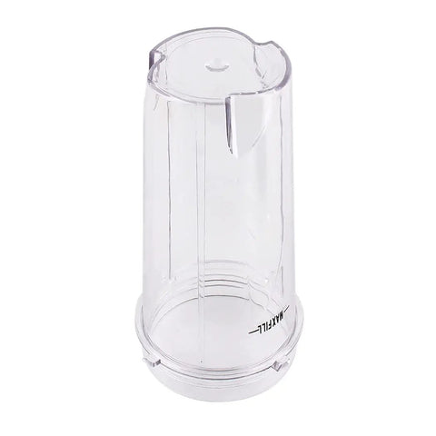 Two Pack 16oz Replacement Cups With Lids For Ninja Blenders With Four Tabs, dishwasher safe, clear plastic cup