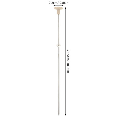 Binding Machine Locating Pin And Metal Punch Alignment Peg for Office and School Use, 25.5cm length, silver color