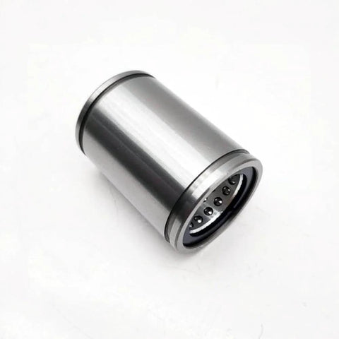 ST25 Linear Bearings And Guide Bushings For Light-Duty, Long Stroke Motion in CNC Machines And 3D Printers, metal cylindrical shape.