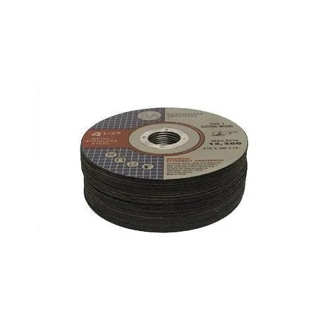 Benchmark Abrasives 50-count 4-1/2-in aluminum oxide thin Type 1 grinder cutting discs with 7/8 in arbor.