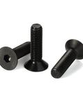 M3 0.5 X 10mm Flat Head Socket Cap Screws Countersunk Bolts Alloy Steel Class 10.9 Black Oxide Finish DIN 7991 Fully Threaded
