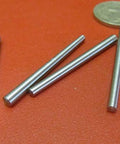 Heavy Duty 18-8 Stainless Steel Taper Pin Set For Precision Machining, 0.125 Inch Large Diameter And 0.094 Inch Small Diameter, shown on table