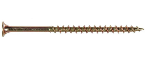 All Purpose Wood Screws With Phillips Drive 8 Inch By 3 Inch 1 Pound Box Yellow Zinc Finish Bugle Head Sharp Point Great For Interior Projects And Quick Easy Start Heavy Duty Interior Use