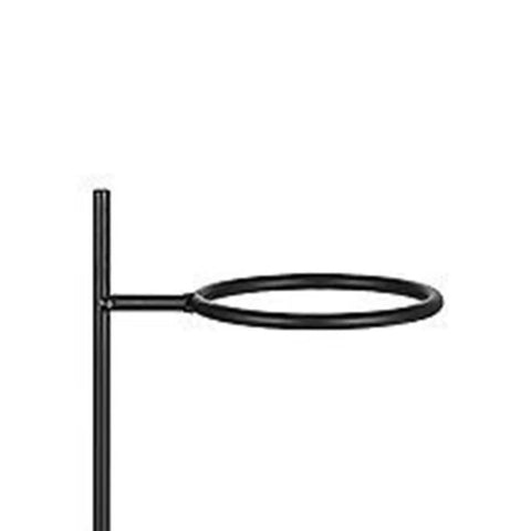 Premium Metal Pour Over Coffee Stand Portable Drip Rack Real Deal Handheld Brew Holder Goes Hard For Your Daily Grind Or Local Cafe Setup Secure Mount, black metal frame with funnel holder.