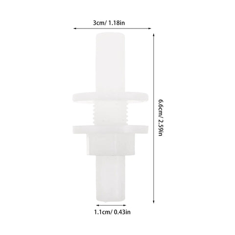 Portable Sauna Steamer Joint Hose Connector For Home Steam Rooms No Fuss Durable High Temperature Resistant Plastic