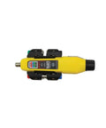 Explorer 2 Coax Test Kit with cable tester, wire tracer, and remotes, showing LED indicators and push-button operation.