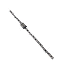 Black Linear Rail Guide 12mm Wide 550mm Length Miniature Precision Linear Motion System With Four Point Contact Block For Small Automation Projects Pro