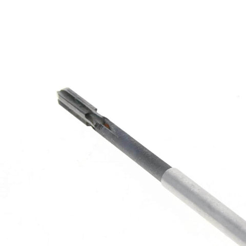 Amazon Auniwaig chucking reamer, 5mm tungsten steel, angled view with round shank and straight flutes