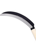 6.5 Inch Blade Harvest Knife Sickle For Berry Lavender Veggies Weeding Lawn Landscape Wood Handle Lightweight Rugged Garden Tool close-up