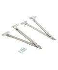 Rock Solid Stainless Steel Cabinet Door Lift Support Hinges with screws