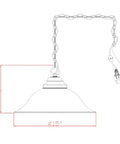 Single Light Pendant With Satin Nickel Finish And Alabaster Glass Shade Dimmable And Flexible Hardwired Or Plug In For Kitchen Island