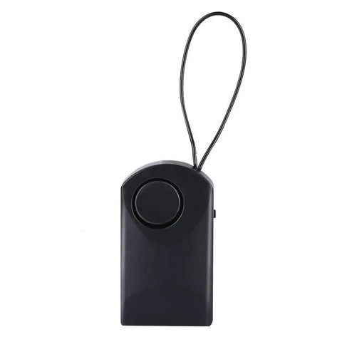 Ultra Loud 120dB Door Sensor Alarm For Home, Travel And Hotels, Touch, Vibration And Magnet Detection For Kids Safety, Luggage, Backpack, And Security, Instant Alerts When Door Opens black portable unit