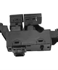 Electric Parking Brake Actuator Switch With Crisp Button Feedback Plug And Play Handbrake Controller solid black plastic switch bottom view.