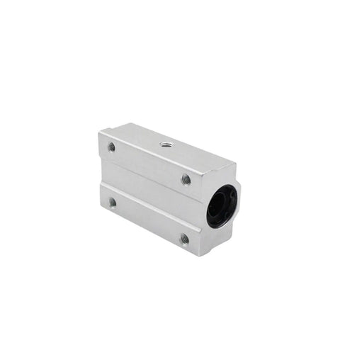 Sweet Precision Linear Ball Bearing Block SCS10LUU, aluminum housing for smooth motion on 10mm shafts, ideal for 3D printers.