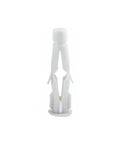 Easy Install Nylon Wall Plug And Screw Kit For Drywall Hollow Brick And Foam Block, Handy For Hanging Art And Mirrors, Lightweight Shelves, Curtain Rods, Towels And More In Indoor Spaces. White nylon wall plug for drywall and hollow walls