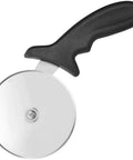 Stainless Steel Pizza Cutter Wheel 9.33 Inch Heavy Duty Rolling Slicer With Finger Guard, easy-grip handle
