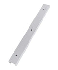 Built Tough Solid Aluminum T Slot Track For Woodworking And Jigs, Durable Workbench Guide Rail, close-up angle view