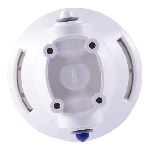 Under Sink Kitchen Water Filtration System With Fast Flow For Easy Install No Fuss Filter top view with connector ports
