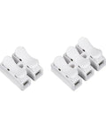 High Conductivity Quick Connect Terminal Block No Tools Needed For Instant Cable Wiring Heat Resistant Spring Clamp Terminal