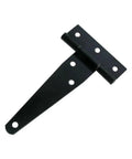 Lightweight Painted Black T Shaped Design Hinge For Fence And Wood Gate on white background
