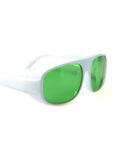 Premium Laser Safety Shades Built Damn Tough For 635Nm 808Nm And 980Nm high power diode lasers with green lenses.