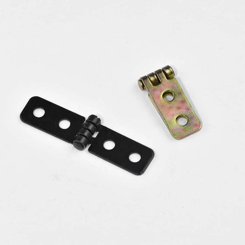 12 Pieces 180 Degree Black Wood Box Hinges For Jewelry Boxes Gift Boxes Craft Boxes And Small Cabinets 60x13mm Durable Metal Hinge Set