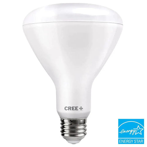 BR30 Indoor Flood LED Bulb 100W Equivalent, Dimmable, 1400 Lumens, Daylight 5000K, 90 Plus CRI, side view, Energy Star logo