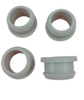 Silicone Rubber Snap-On Grommets And Hole Plugs For Wire And Cable Protection Gray 4.5mm To 50.6mm Bore Range End Caps Bung Covers