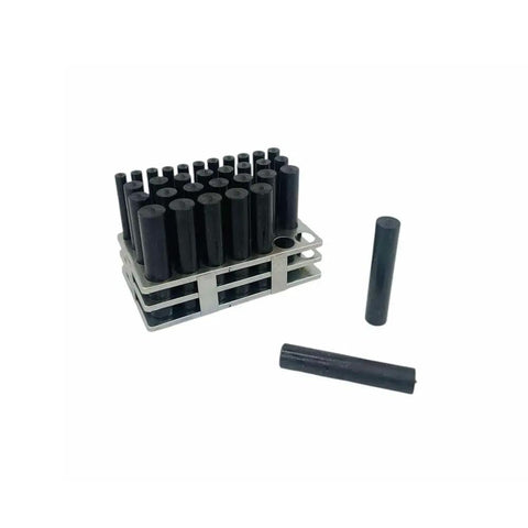 Transfer Punch Set 33 Piece For Precision Alignment In Metalworking And Machining Half To One Inch By Sixty Fourth Increments