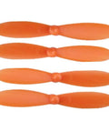 20Pcs RC Quadcopter Propeller Set For H107 Series Drones 5.5cm Orange Replacement Spare Parts Lightweight Eco Friendly Material