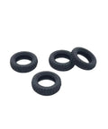 Upgrade RC Racing Tires For 1/28 Scale Cars Fits K969 K979 K989 K999 P929 P939 Durable Rubber Wheel Skins in black color.