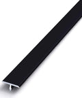 Rugged Aluminum T Molding Floor Transition Strip 36 Inch By Three Quarter Inch Matte Black Doorway Edge Trim